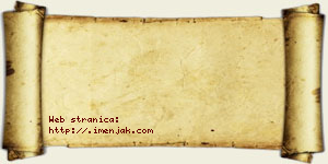 Žaklina Dunjić vizit kartica